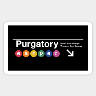 Wynonna Earp Purgatory Subway Sign Magnet